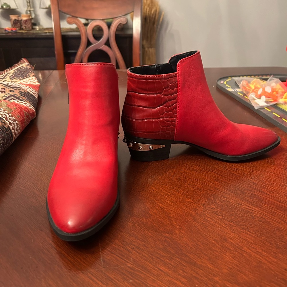 Stylish Black and Red Heels